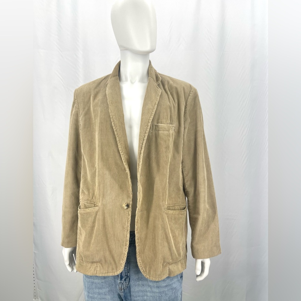 Old Navy Men's Beige Corduroy Blazer